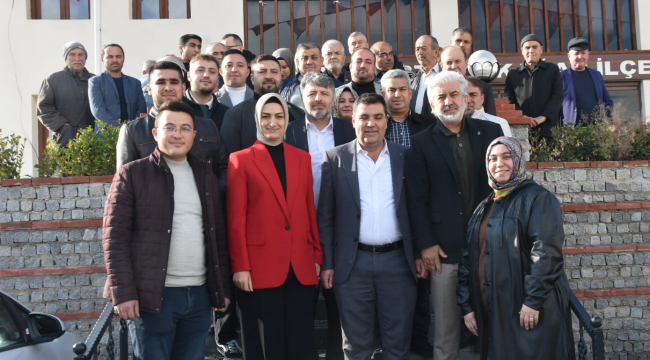 Başkan Hızlı kongre öncesi Kırkağaç'ta