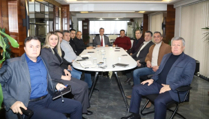 Başkan Öküzcüoğlu borsa yönetimiyle 2025 yılı stratejik plan toplantısı