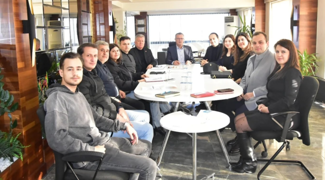 Başkan Öküzcüoğlu'nun stratejik plan toplantıları sürüyor