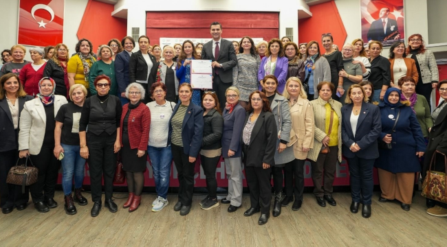 Başkan Zeyrek Avrupa yerel yaşamda kadın-erkek eşitliği şartı'nı imzaladı