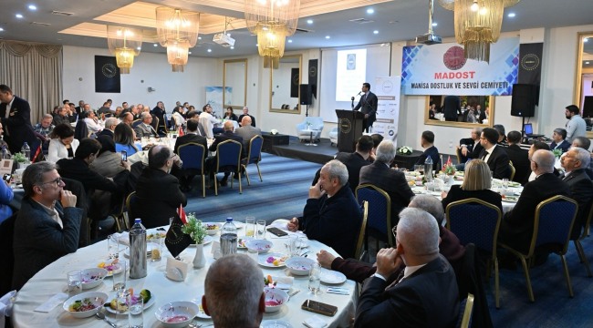 Başkan Zeyrek Manisa dostluk ve sevgi cemiyeti toplantısına katıldı