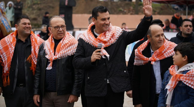 Başkanlar 26. Gökkaya folklorik deve festivalinde buluştu