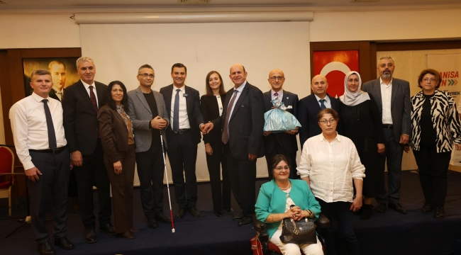Başkanlar engellileri ağırladı