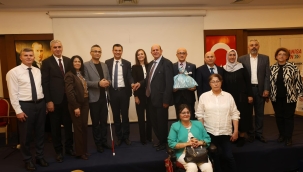 Başkanlar engellileri ağırladı