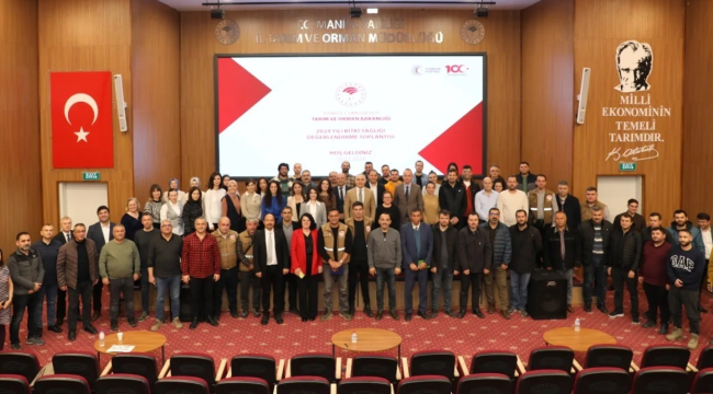Bitki sağlığı değerlendirme toplantısı yapıldı