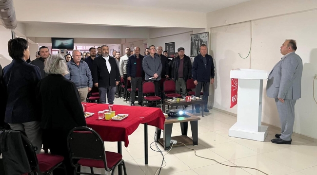 CHP Gölmarmara ilçe danışma kurulu toplantısı yapıldı