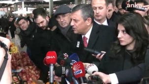 CHP Lideri Özel'den pazara asgari ücret ziyareti