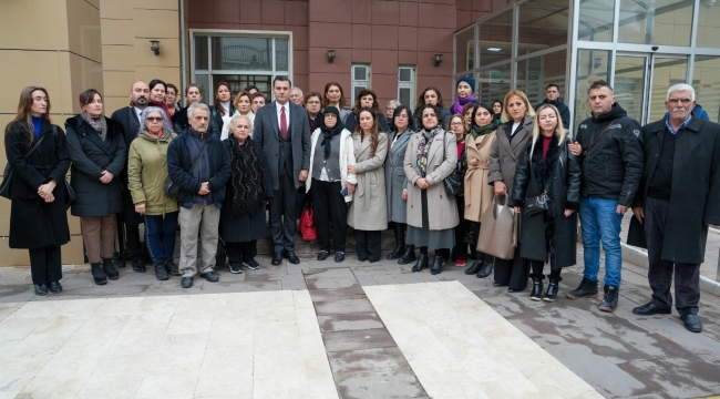 CHP yönetimi Selda Eller'in ilk duruşmasına katıldı