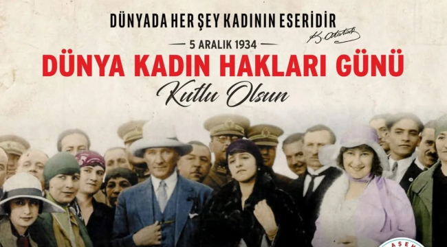 Gazi Mustafa Kemal Atatürk'ü sevgi, saygı ve minnetle anıyorum