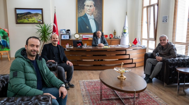  İvrindi ve Savaştepe belediye başkanları Gölmarmara'da