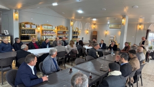 İyi parti ilçe başkanları toplantııs Köprübaşı'nda yapıldı