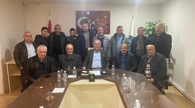 Kamyoncu esnaflarindan başkan Bulgay'a destek