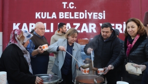 Kula modern kapalı pazaryeri,açıldı