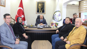 MABALDER yönetimi MESO başkanı Akyüz'ü ziyaret etti