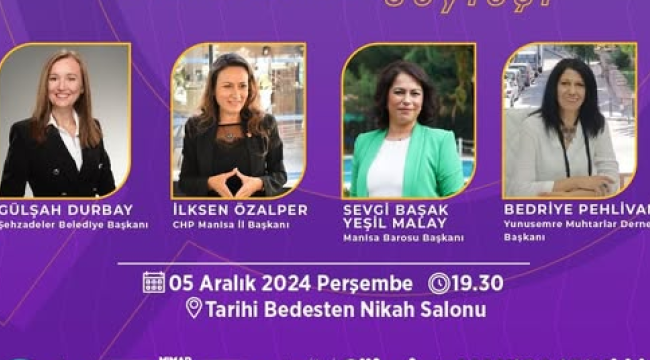 Manisa'lı kadınlar başarı hikayelerini anlatacaklar
