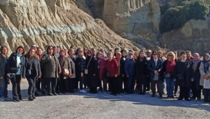 Manisa'lı kadınlar Kula ve Salihli'nin kültür alanlarını gezdi