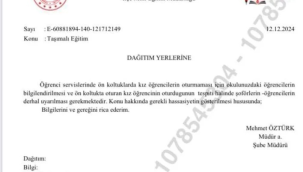 Milli Eğitim'den skandal karar: Kız çocuklarının ön koltukta oturmasını yasakladılar