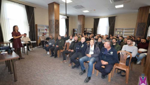 Önce belediye personeli eğitime alındı