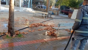 Salihli'de belediye camilerin temizliğinide üstlendi