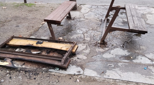 Salihli'de vandalizm hortladı