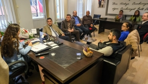 Selendililer kültür dayanışma derneği yöneticileri başkan Özalper'e ziyaret