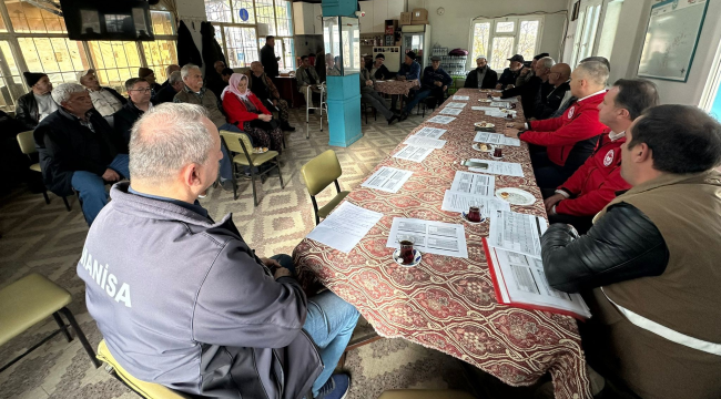 Tarım ve Orman bakanlığı ekipleri üreticiler biği aktarmak için 45 mahallede toplantı yaptı