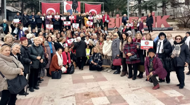 Türk kadınlar birliği yönetimi 25 ilden 260 kadınla Bilecik'te buluştu 