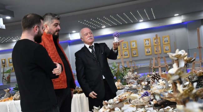 Yağlı boya el sanatları sergisi açıldı