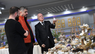 Yağlı boya el sanatları sergisi açıldı