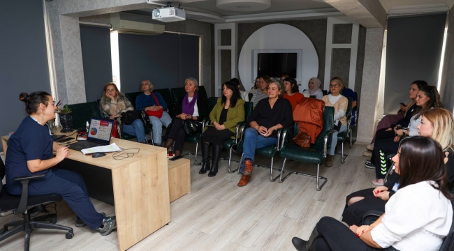 Yunusemre'de kadınlara sağlık eğitimi