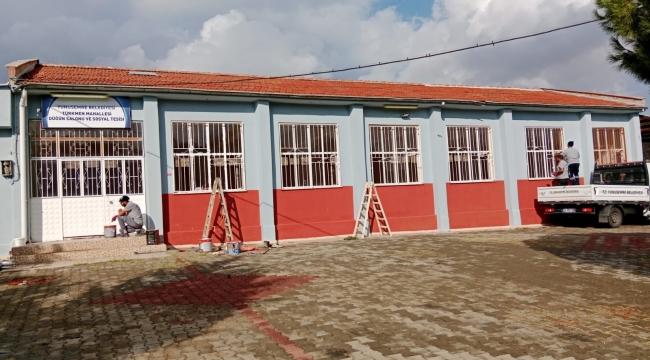 Yunusemre'de muhtarlık binalarının bakım ve onarımı başladı