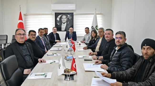 Zeytin OSB yönetimi toplandı