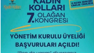 AK parti kadın kolları il yönetim kurulu üyeliği başvuruları başladı