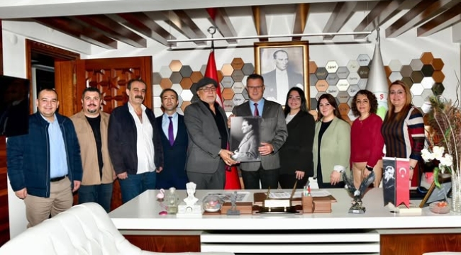 Alaşehir ADD yönetimi başkan Öküzcüoğlunu ziyaret etti