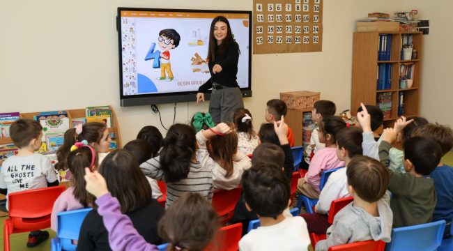 Alaşehir'de gündüz bakımevi çocuklarına sağlıklı beslenme eğitimi