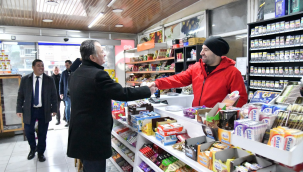 Başkan Balaban esnaf ziyaretlerine Yenimahalle'den başladı