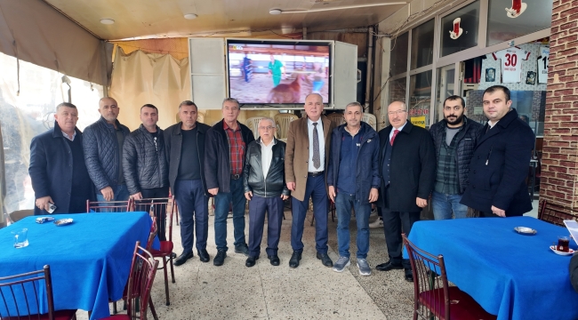 Başkan Bulgay esnafları ziyaret etti