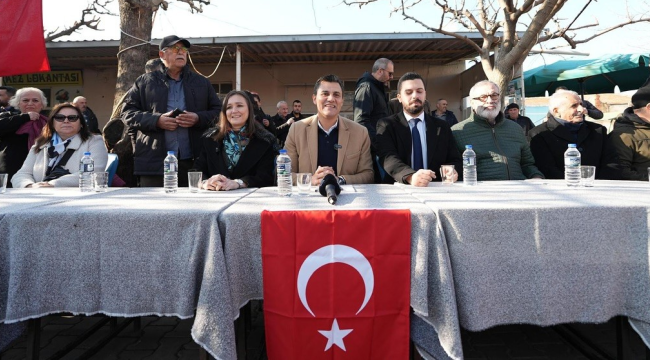 Başkanlar hafta sonu 4 mahalleyi ziyaret etti