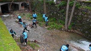 Çaybaşı dere temizliği sürüyor