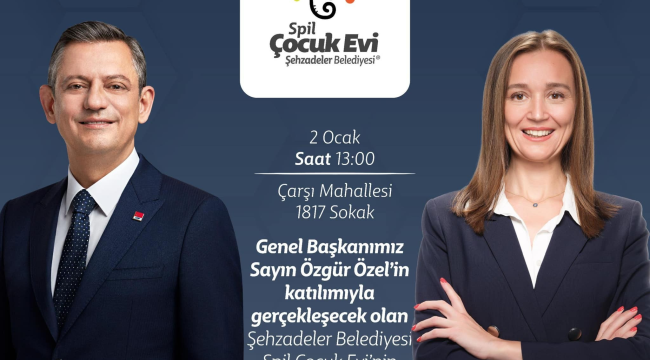 CHP Lideri Çoçukevini açacak