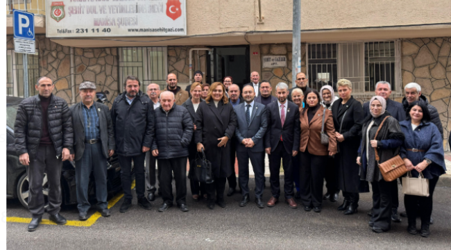 Gazi derneklerini ziyaret eden başkan İksir''bu vatanı böldürmeyeceğiz''