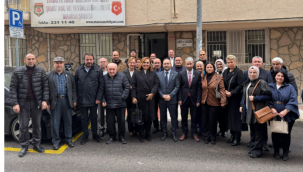 Gazi derneklerini ziyaret eden başkan İksir''bu vatanı böldürmeyeceğiz''