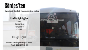 Gördes belediyesinden 1 liraya sağlık hizmeti