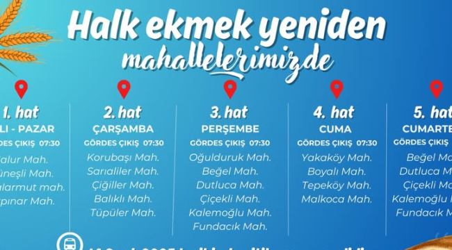 Gördes'da engeller aşıldı,halk ekmek dağıtımı yeniden başlıyor
