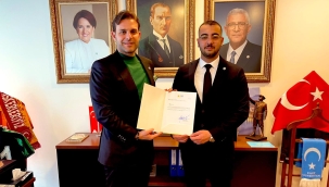 İYİ parti Manisa il gençlik kolları başkanlığı'na Oğuzhan Türk atandı