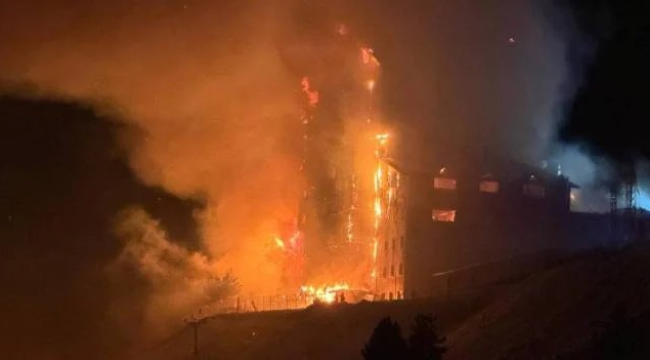 Kartalkaya kayak merkezi'nde yangın 6 ölü 31 yaralı