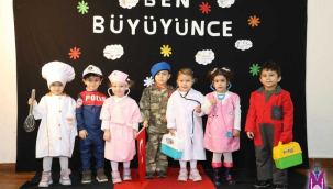 Minikler hayallerindeki meslekleri giydikleri kostimle anlattı