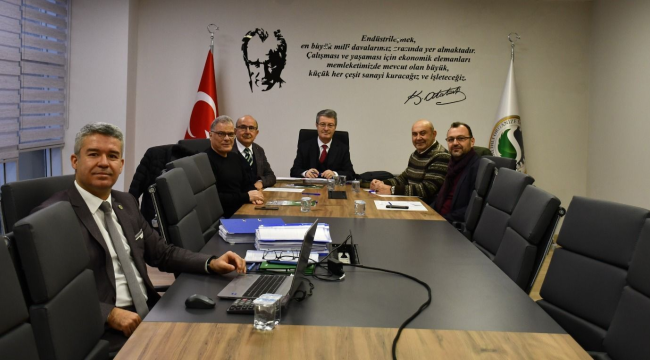 Salihli OSB yönetimi toplandı