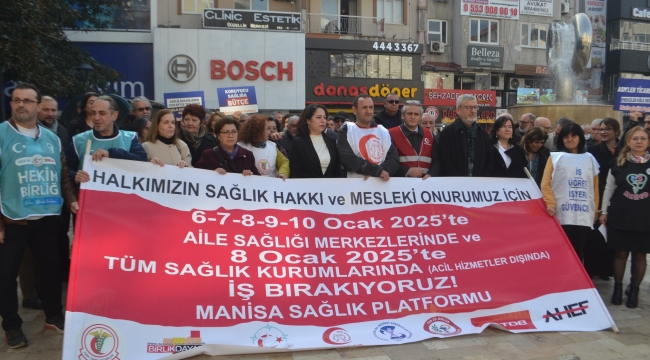 Sağlıkçılar manolya meydanından haykırdı:sağlık, ticaret değil temel bir haktır!