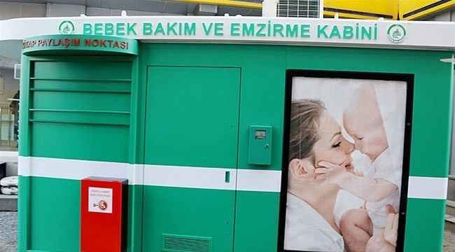 Şehzadelerde annelere kolaylık sağlayacak bebek bakım kabinleri yerleştirilecek